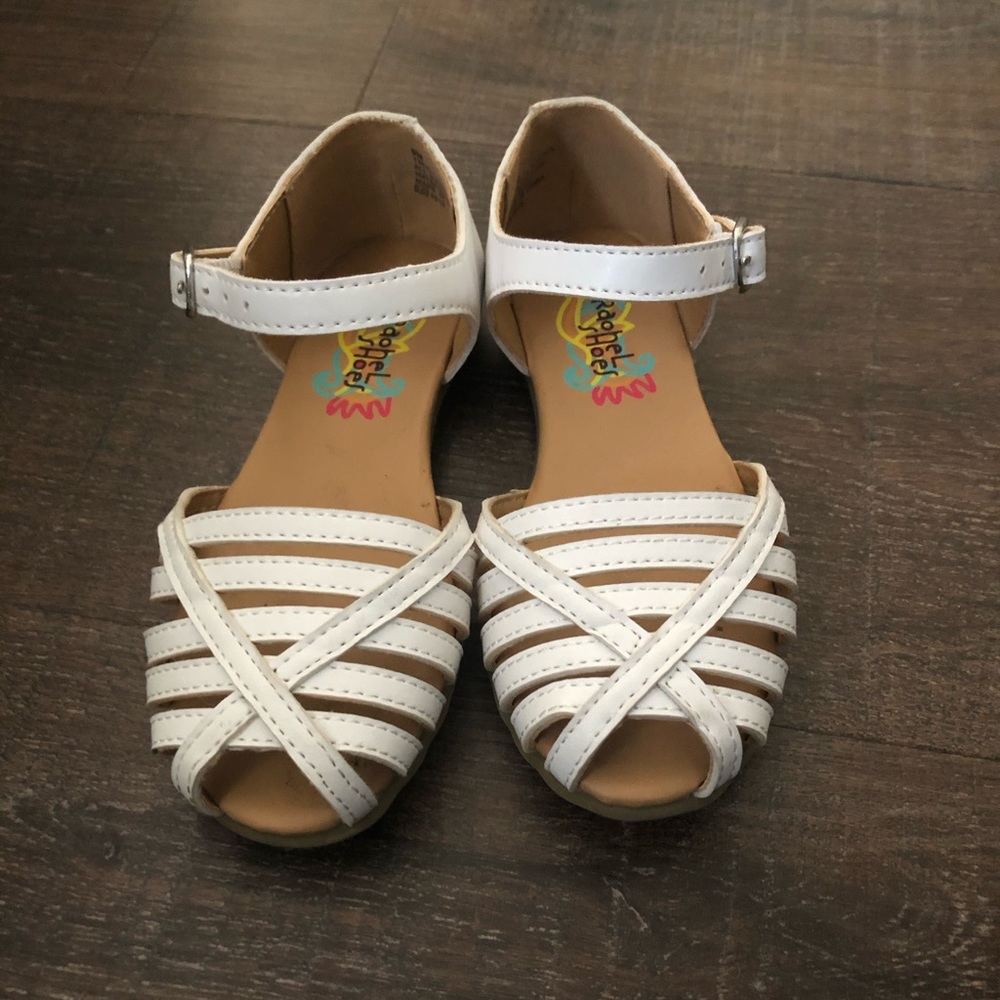 Girls White Sandals